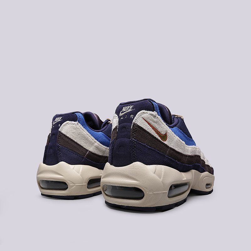 мужские синие кроссовки Nike Air Max 95 PRM 538416-404 - цена, описание, фото 4